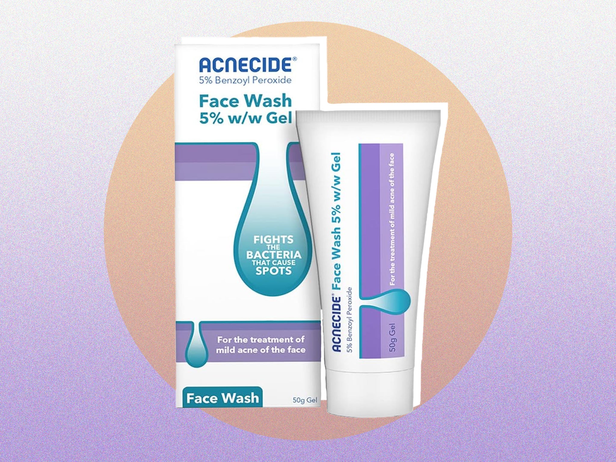 Acnecide face wash gel Best benzoyl peroxide formula for acne The